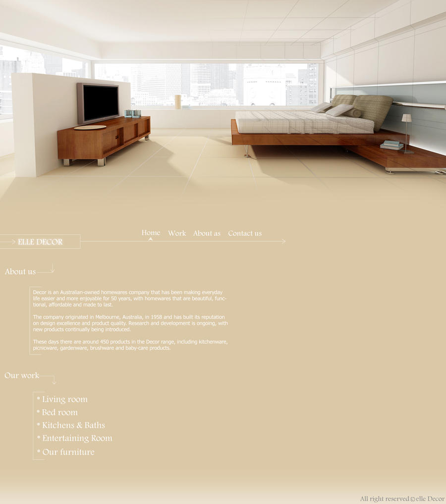 Elle Decor Website By Free Designer On Deviantart