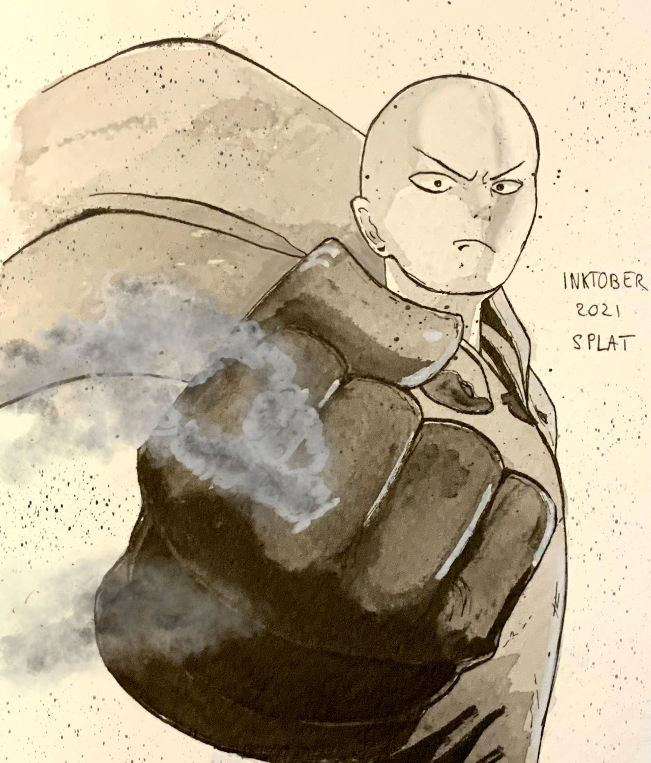 One punch man - splat by corwinHakanai on DeviantArt