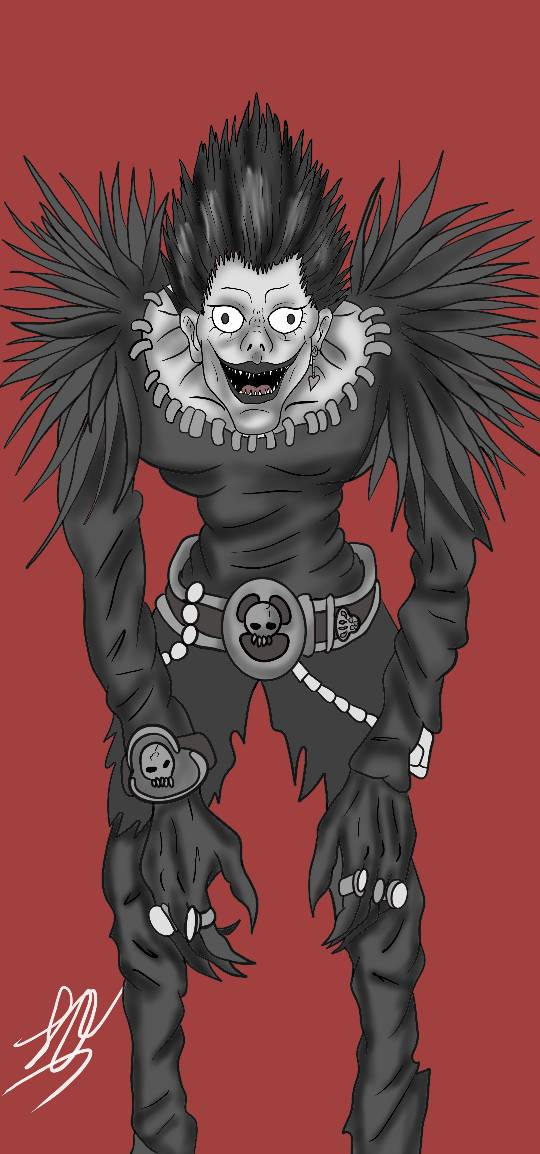 Ryuk from death note by ODalystudios on DeviantArt