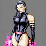 Psylocke by Ed Benes, clrs SRS