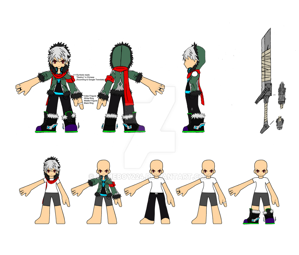 Elsword Costume Design - Freedom Rebellion