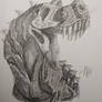 Dinotober Day:4 zombie ceratosaurus