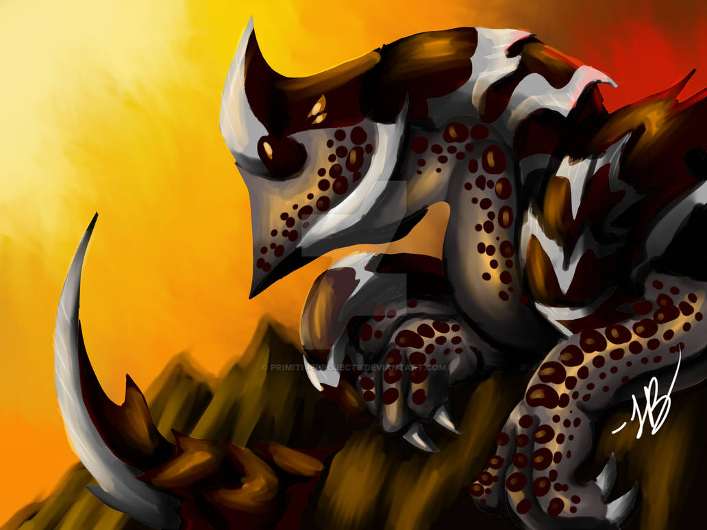 Day of dragon day 2:razor dragon by PrimitiveProjects on DeviantArt