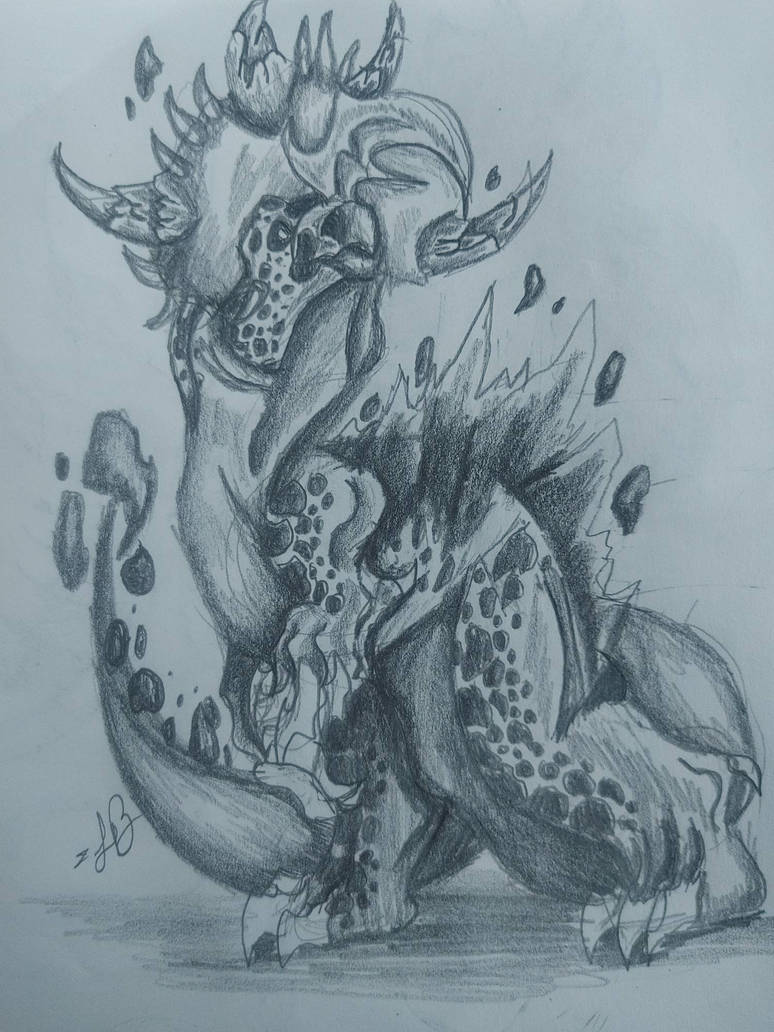 Creatuanry day 3: Einioearth Drake by TempestWinds27 on DeviantArt