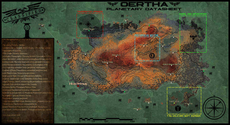 Oertha - Warhammer 40k map