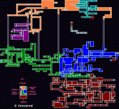 Super metroid map by falconburst322 on DeviantArt