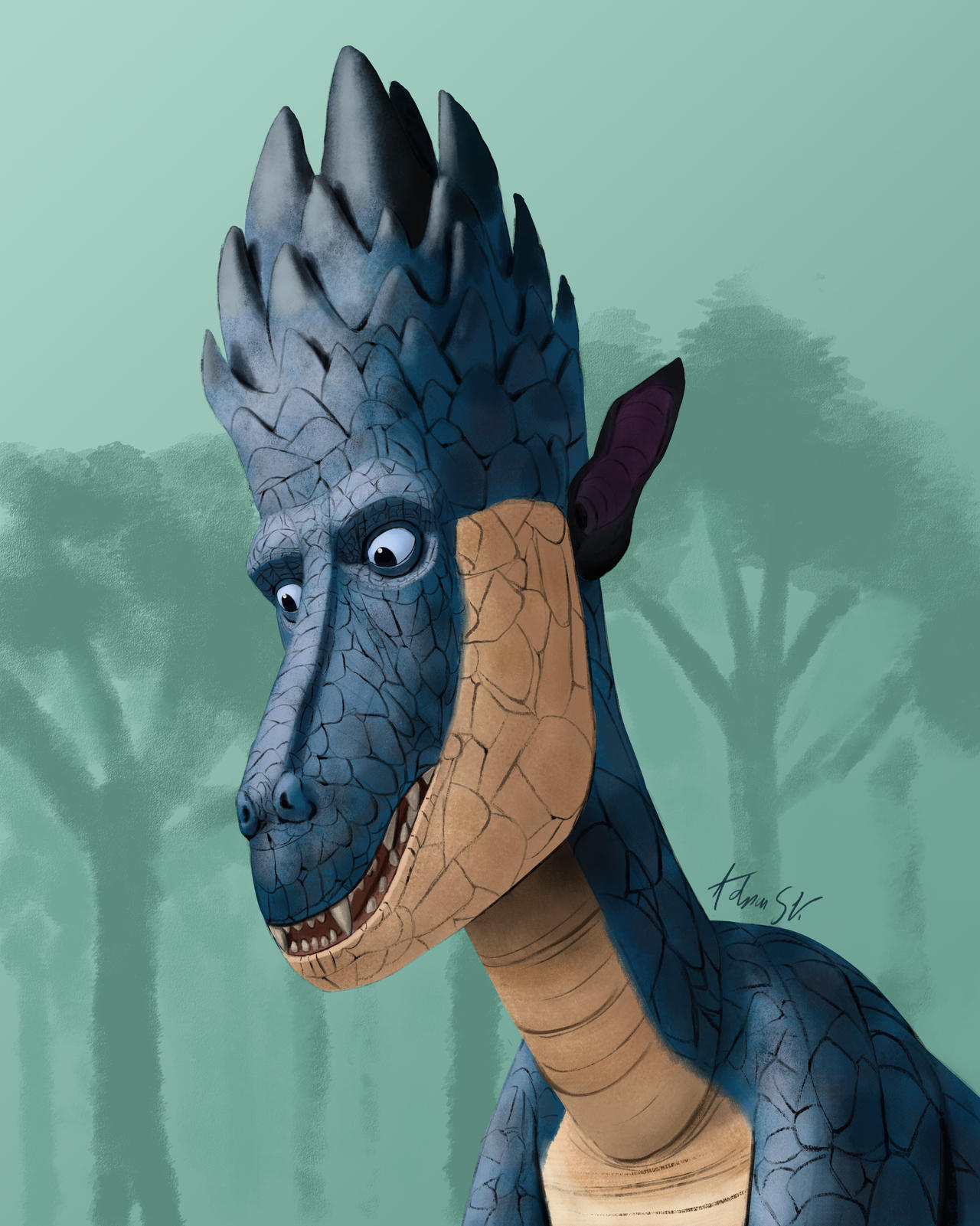 Dragon-ish creature by Nostadri on DeviantArt