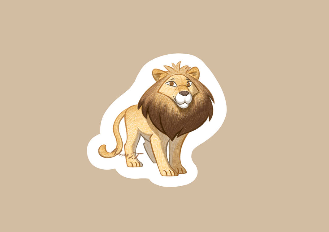 Lion Yeah Sticker Lion sticker by Nostadri on DeviantArt