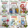 Rick and Morty VS DnD Sketch Covers- Start of 2022