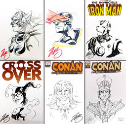 Sketch Covers From Montreal Comic Con 2022