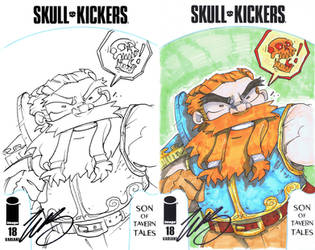 Skullkickers Sketch Cover