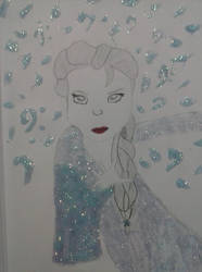 Let The Storm Rage On - Elsa, Frozen (Coloured)