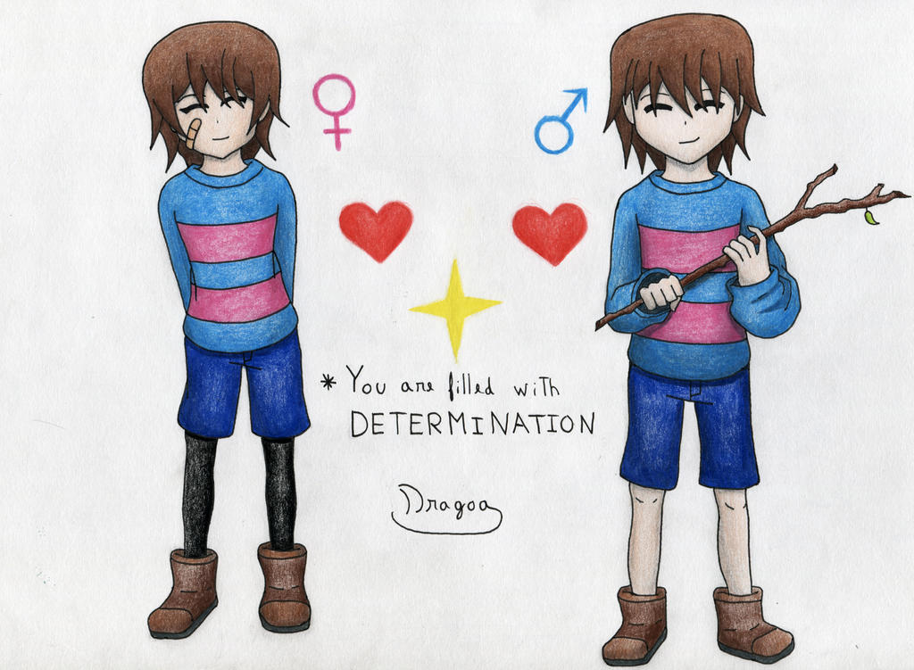 Fanart Female And Male Frisk By Dantheelementary On Deviantart Fanart Female And Male Frisk By Dantheelementary On Deviantart