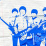 The Beatles Blue Wallpaper