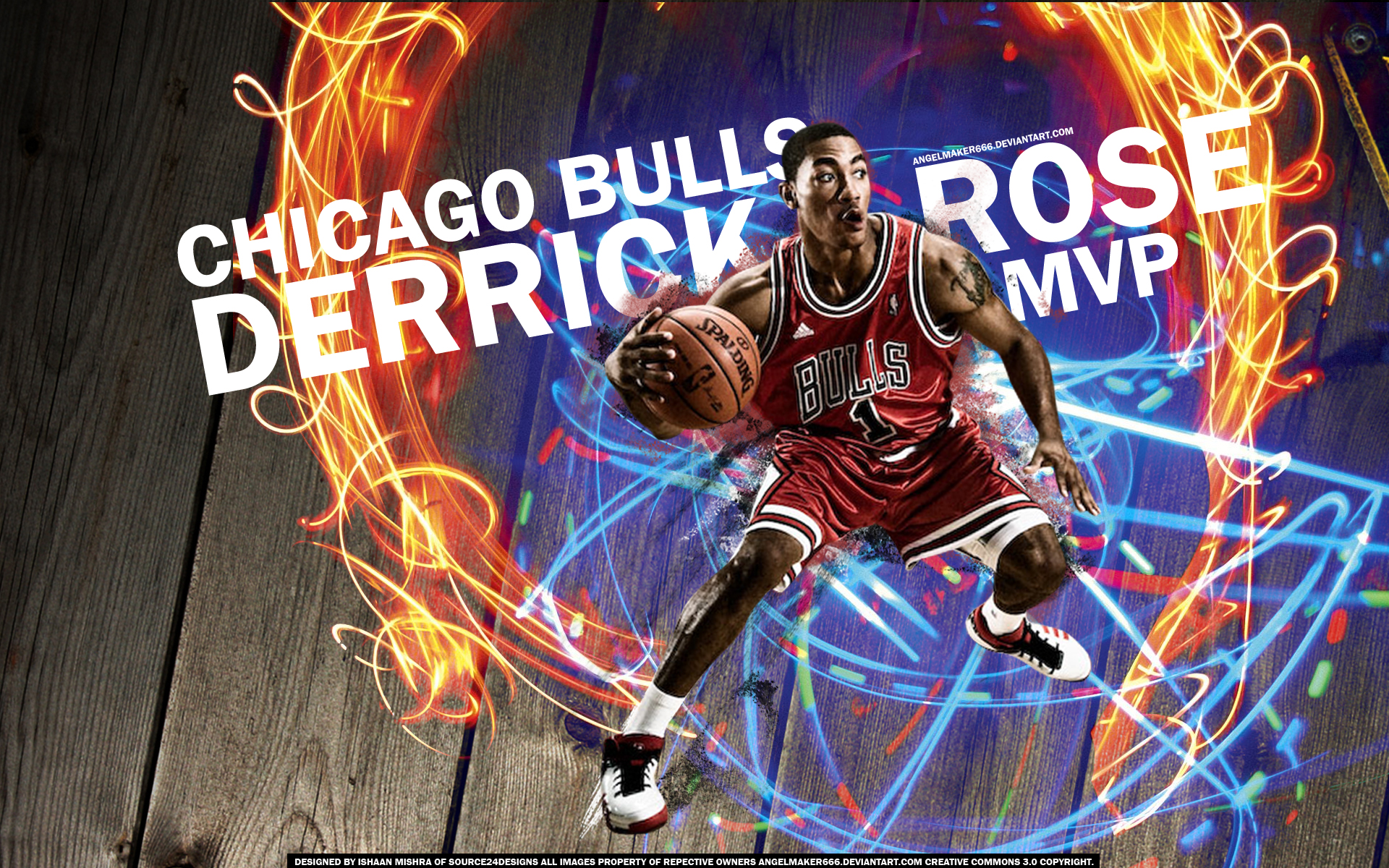 Derrick Rose MVP Wallpaper