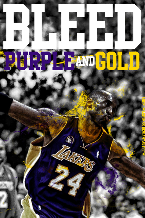Download Kobe Bryant In Purple Jersey 4K Wallpaper