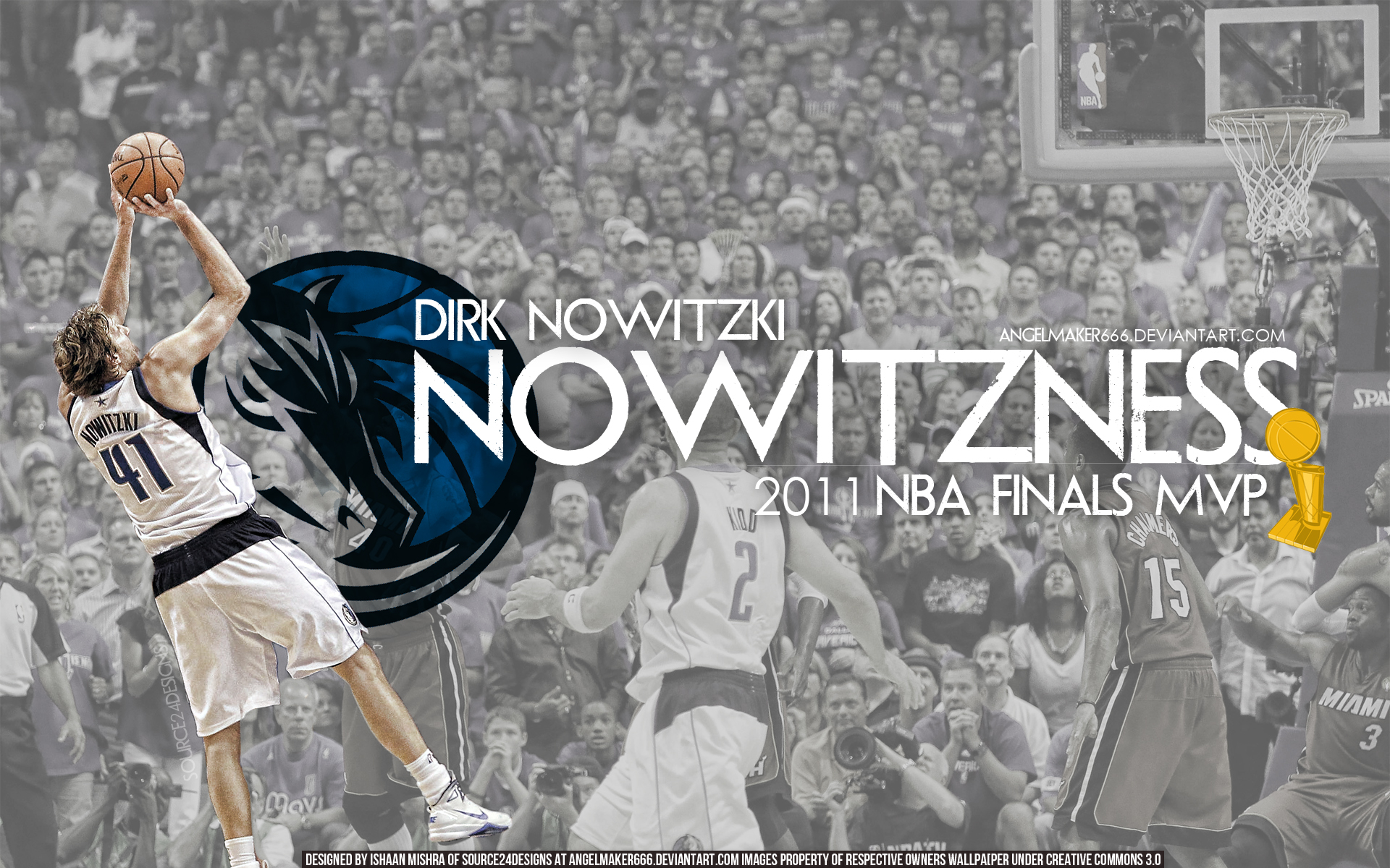 Download MVP Dirk Nowitzki Fan Art Wallpaper