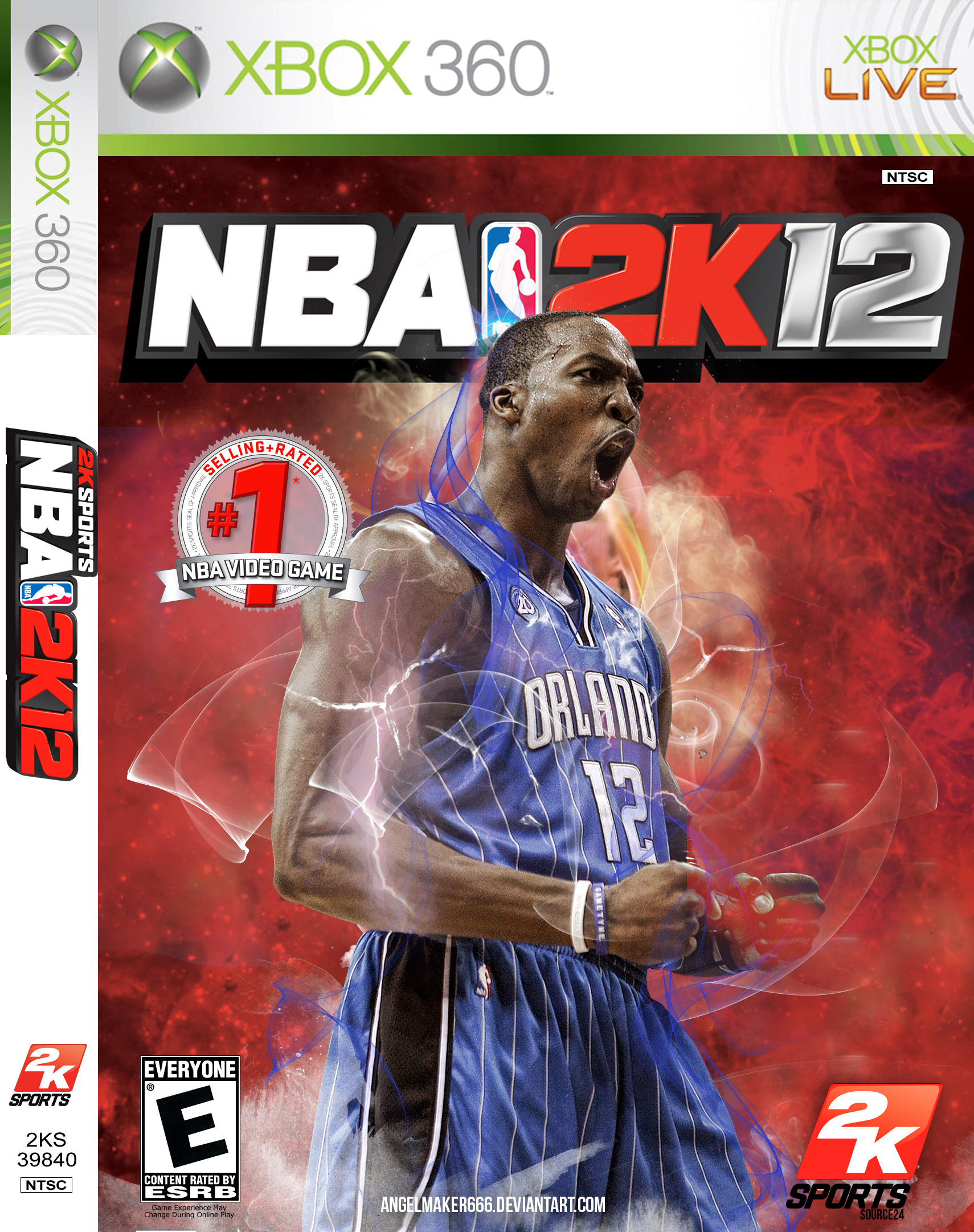 Dwight Howard NBA 2K12 Cover