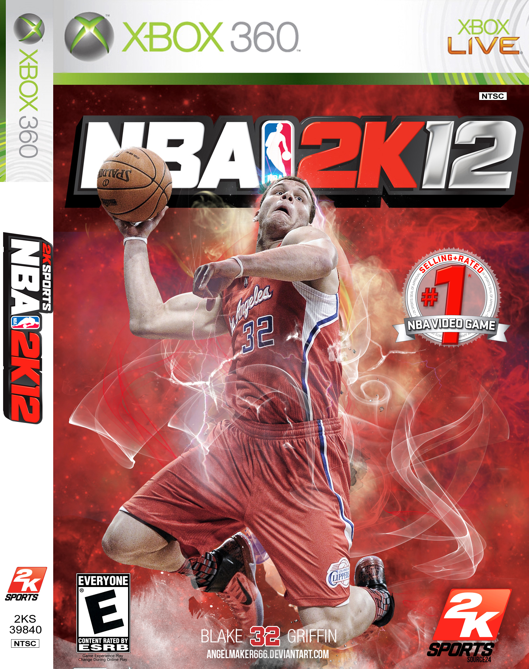 Blake Griffin NBA 2K12 Cover