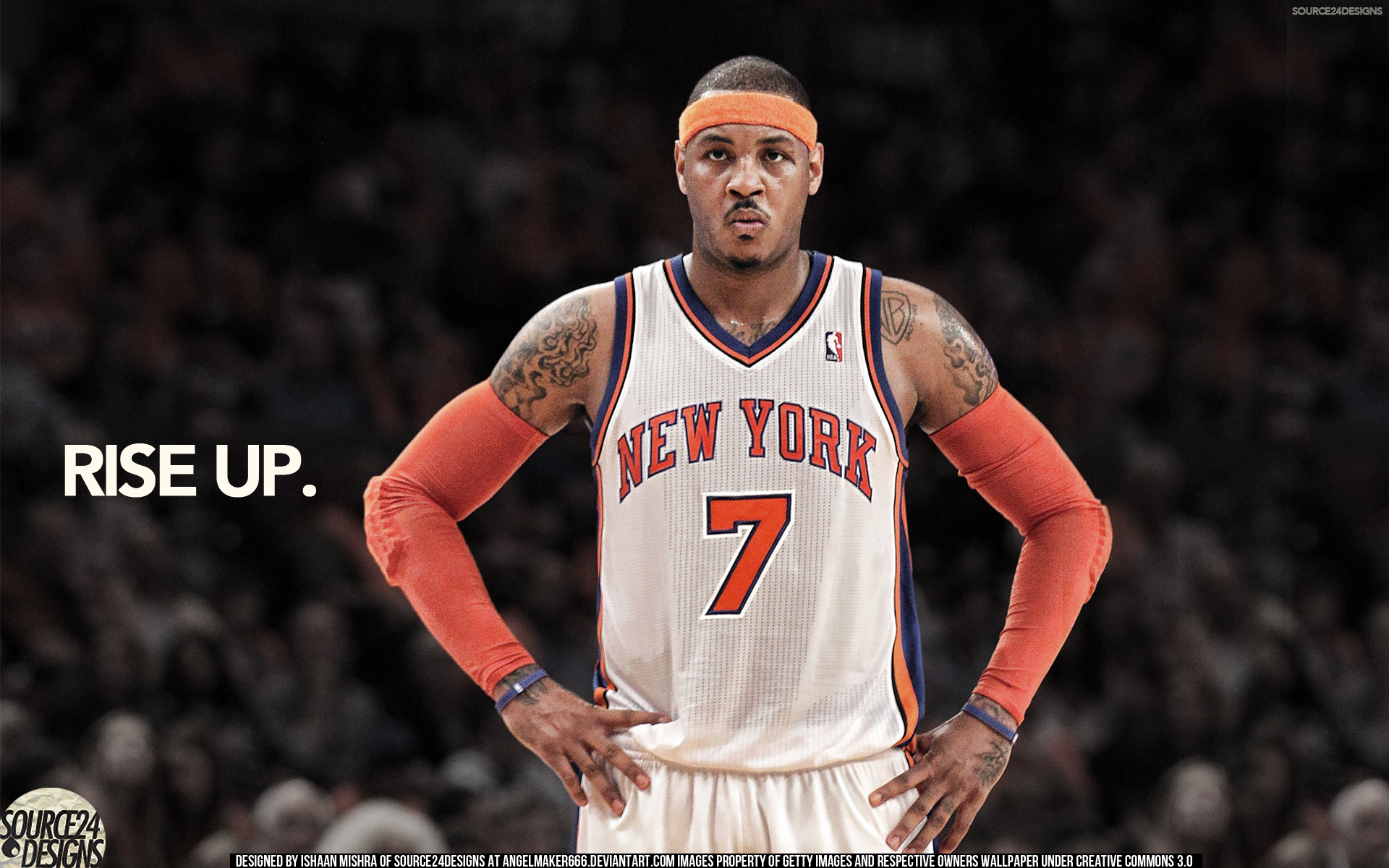 Carmelo Anthony Knicks Rise Up