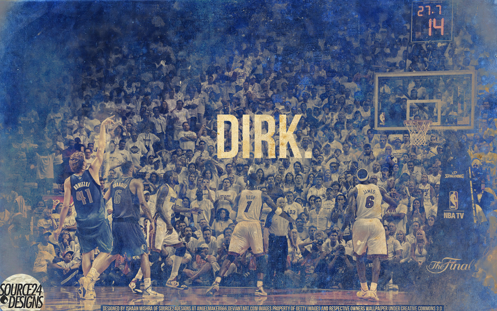 Download MVP Dirk Nowitzki Fan Art Wallpaper