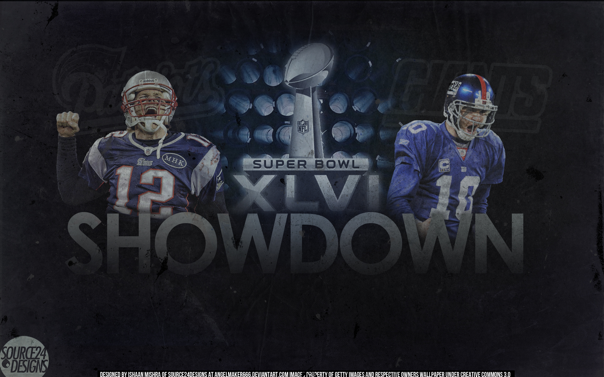 Patriots vs Giants Superbowl XLVI Wallpaper