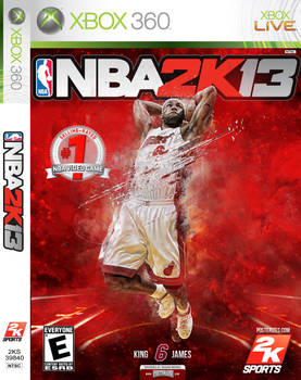 LeBron James NBA 2K13 Cover