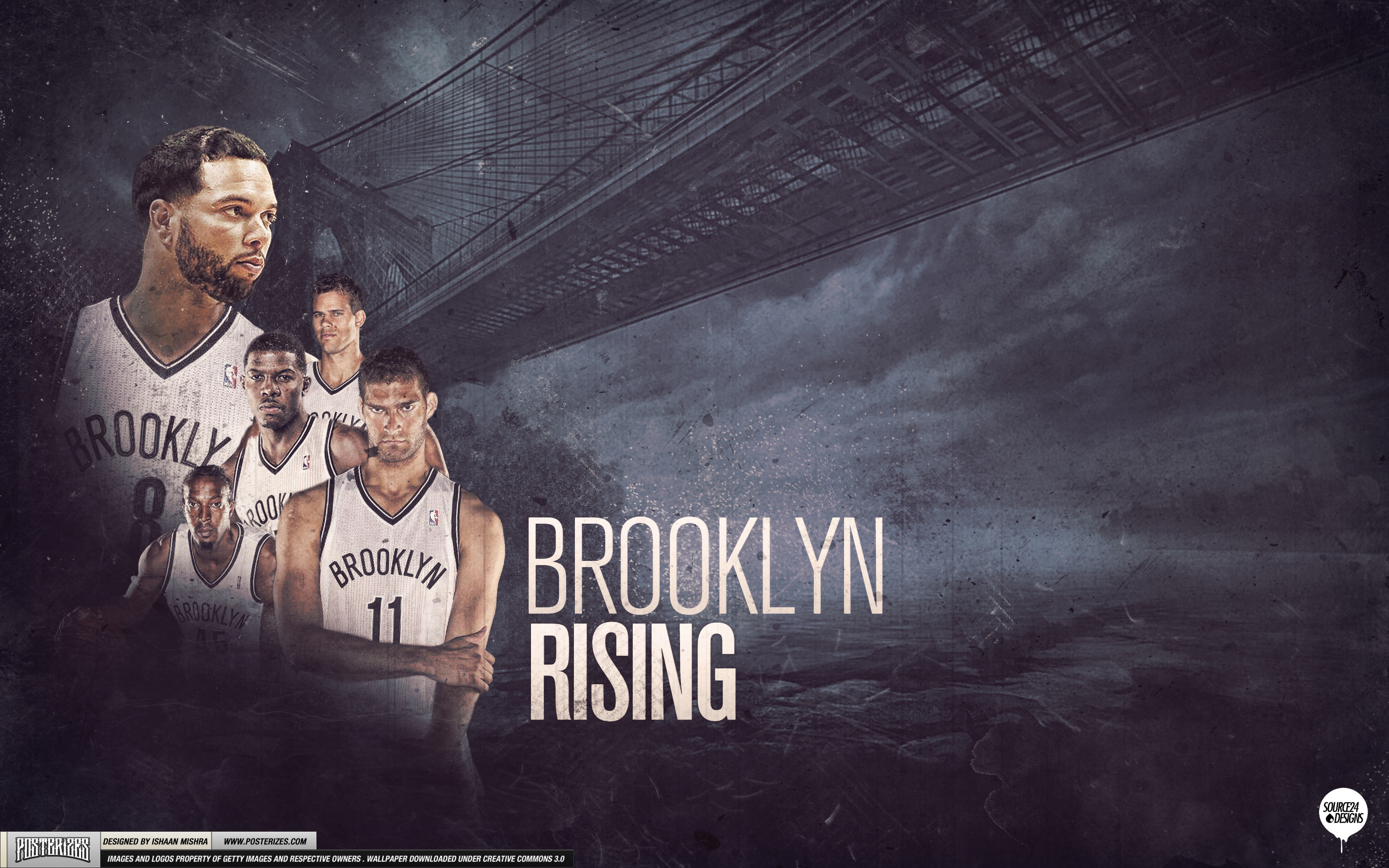 Wallpaper Desktop Brooklyn Nets HD - 2023 Basketball Wallpaper