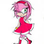 Amy Rose wearing glasses!!