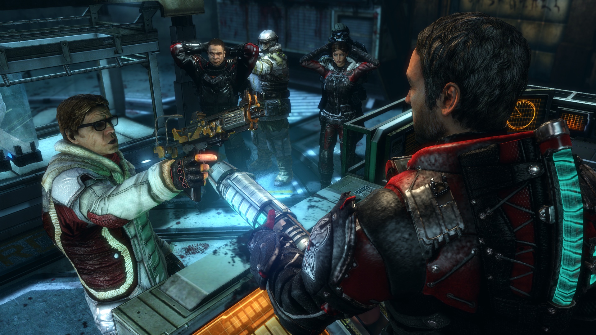 Skins tverpub space. Dead Space 3 Элли. Dead Space 3 Айзек.