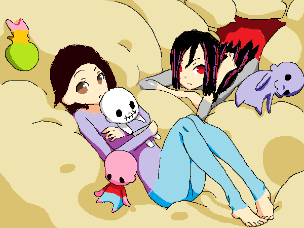 Me and Valid with plushies