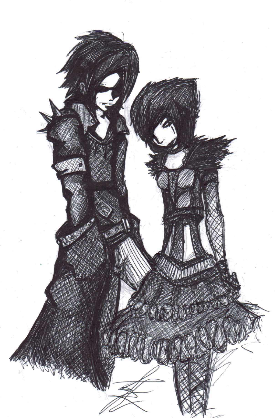 Browse gothic anime couple pictures photos images gifs and videos on photob...