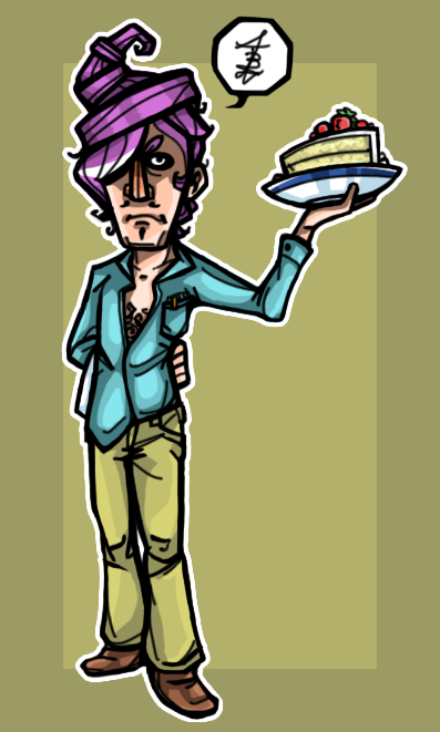 (strange butler/ waiter guy) by LawlietRiverRose on DeviantArt