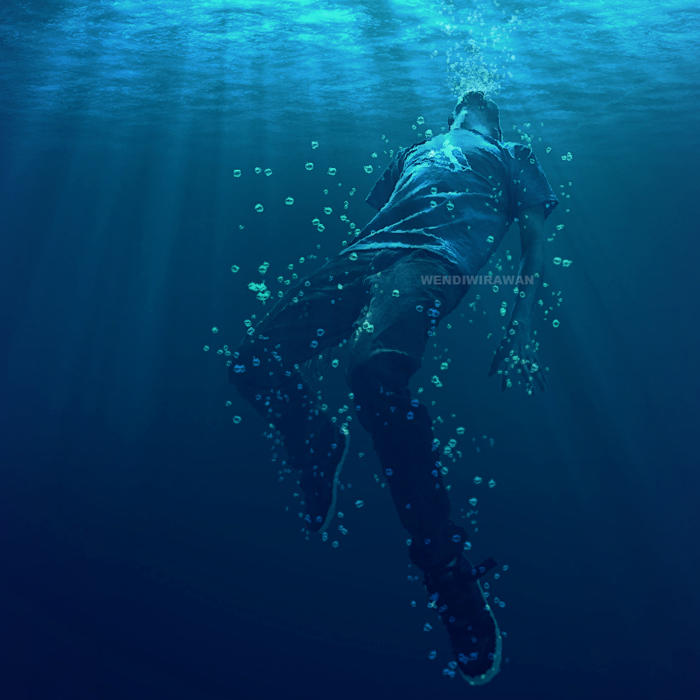 drowning man by the-psycrothic