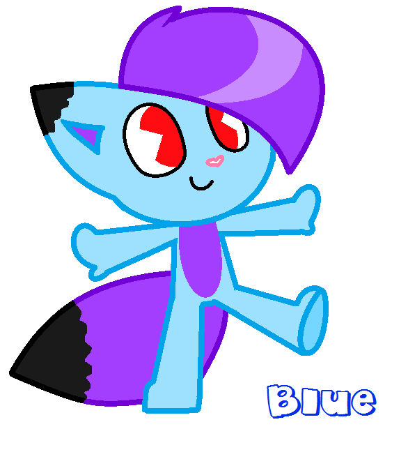 Blue Htf Character Blue the fox (My HTF Character) by TheGreatGrandWizard on DeviantArt