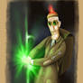 Scientist in a steam punk world