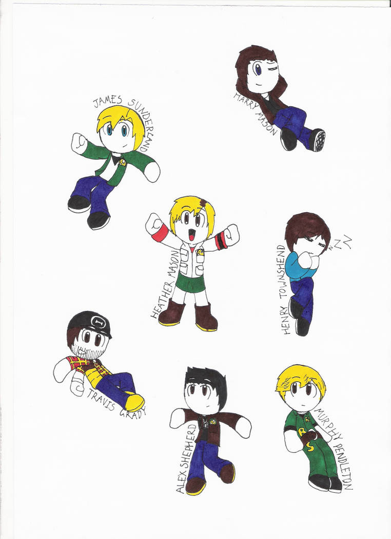 The Main SH Characters by animeandrew1 on DeviantArt