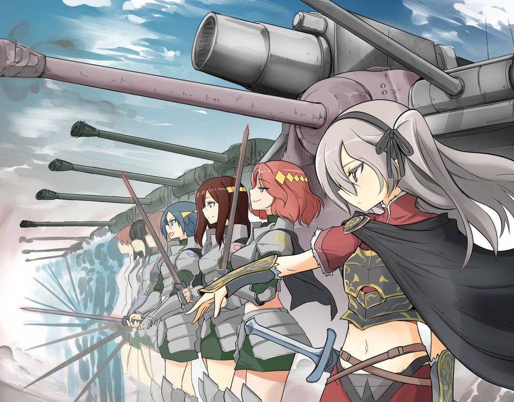 Animation Tank Female tank girls by hottyzwazwe on DeviantArt