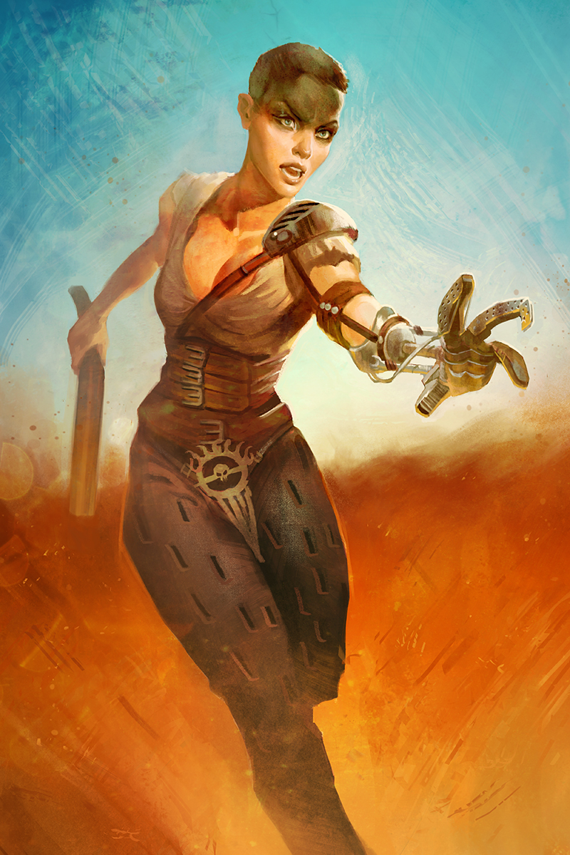 Furiosa doodle by CrystalGrazianoArt