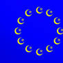 EU Islamic Israeli Flag 2560p