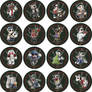 Chibi Left 4 Dead Badges