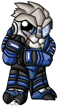 Garrus Vakarian Chibi