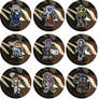 Mass Effect Chibi Badges