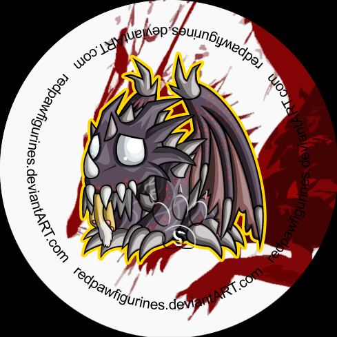 Archdemon Chibi Badge