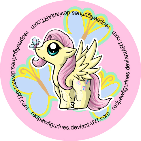 Fluttershy Chibi Badge