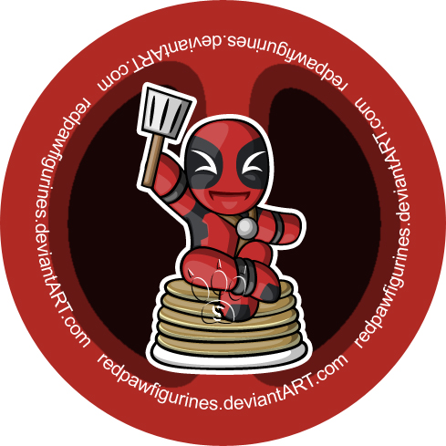 Deadpool Chibi Badge