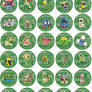 Grass Type Pokemon Badges