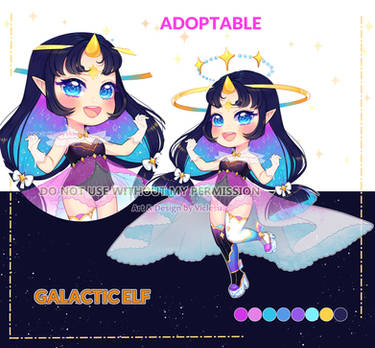 30 usd -OPEN - Cute galactic Elf