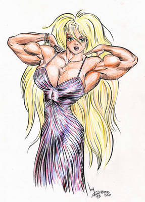Tetsuko - color sketch 1993
