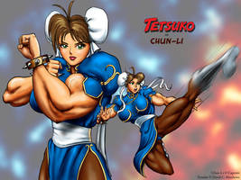 Tetsuko as 'Chun-Li'